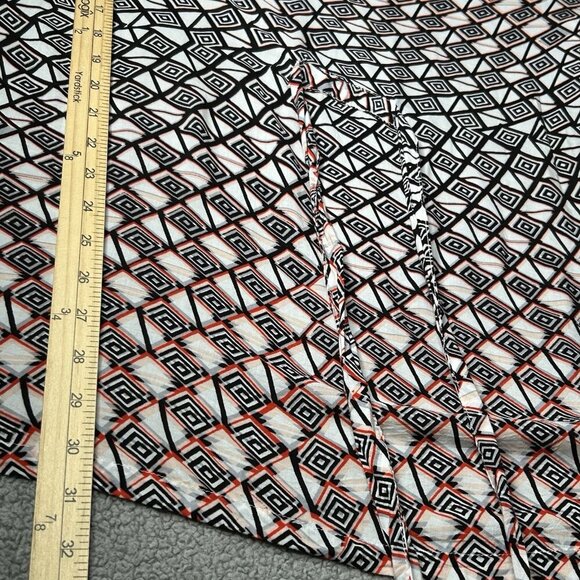 Natori Josie Kimono Robe Coverup Topper Womens Medium Wrap Geometric Rayon M - Picture 12 of 12